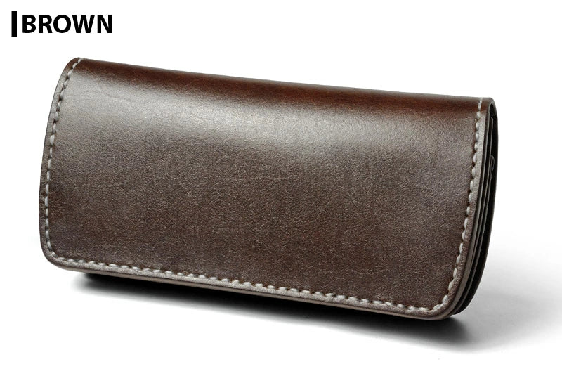 サムライクラフト スリムロングウォレット A-2 フラップレス サドルレザー オイルレザー