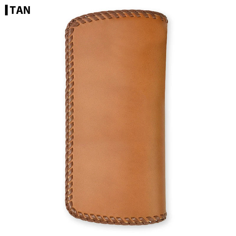 サムライクラフト スリムロングウォレット A-2 フラップレス ダブルステッチ サドルレザー オイルレザー