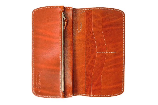 サムライクラフト スリムロングウォレット A-2 フラップレス 補強あり ルガトショルダー