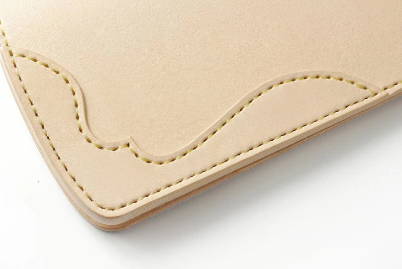 サムライクラフト スリムロングウォレット A-2 フラップレス オーバーレイ 補強あり サドルレザー オイルレザー