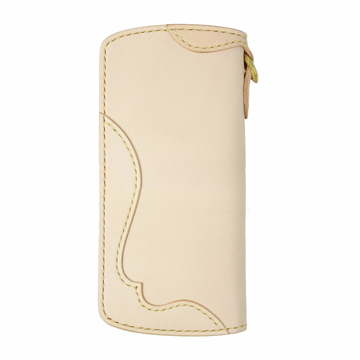 サムライクラフト スリムロングウォレット A-2 フラップレス オーバーレイ 補強あり サドルレザー オイルレザー