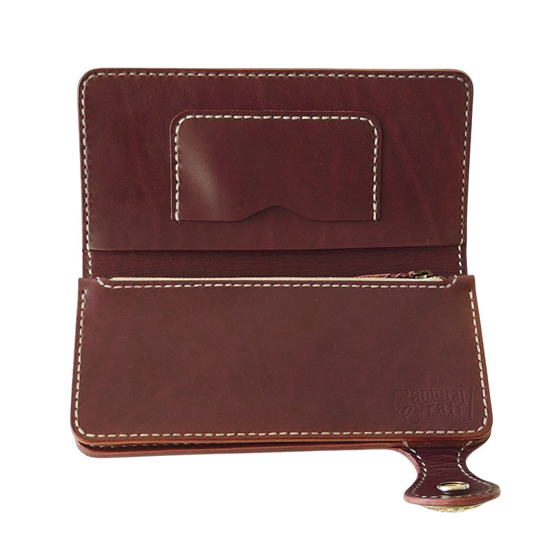 サムライクラフト ロングウォレット A-1 ルガトショルダー パープル