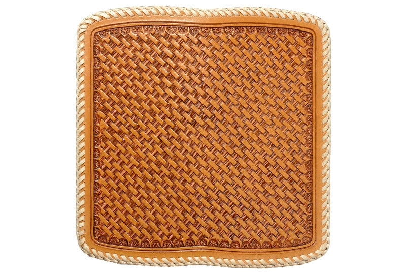 サムライクラフト スリムロングウォレット A-2 フラップレス バスケットウィーブスタンピング ダブルステッチ タンニング加工