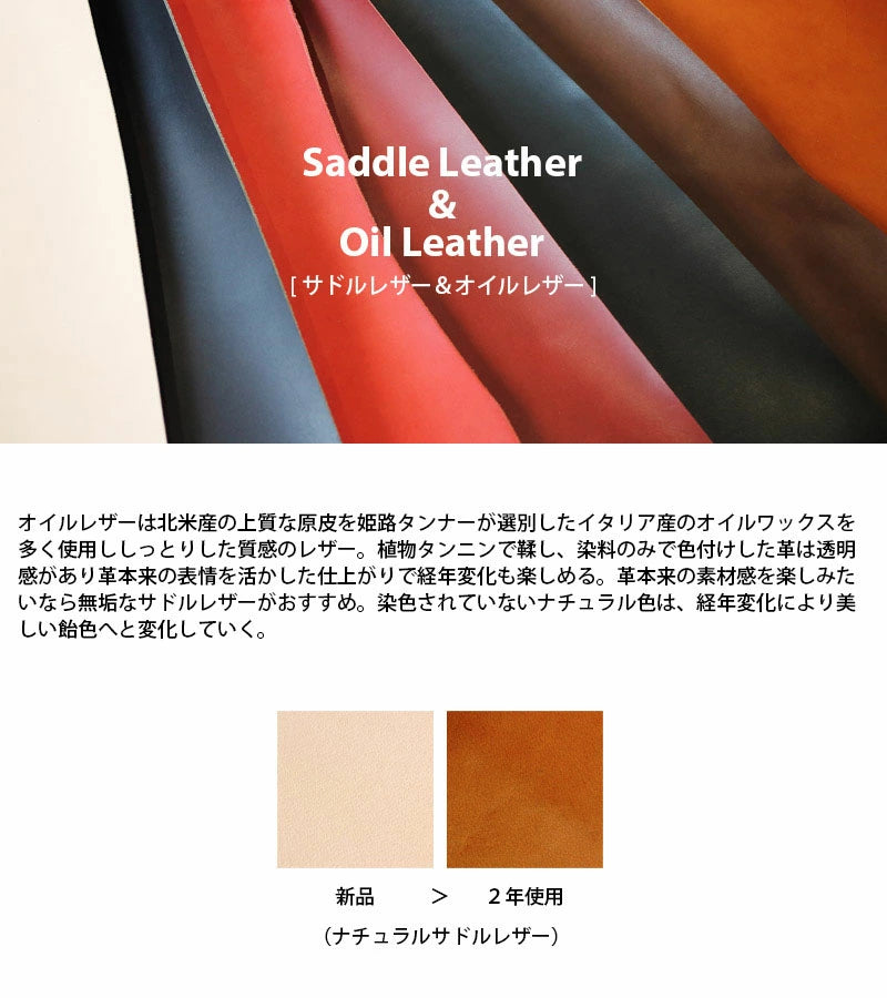 サムライクラフト ラウンドファスナー ロングウォレット タイプ1 Lサイズ サドルベーシック オイルレザー ウォレットチェーン対応