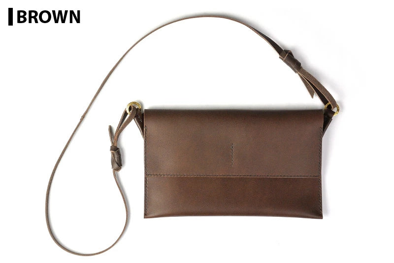 サムライクラフト エアリーサコッシュ オイルレザー ミニショルダー