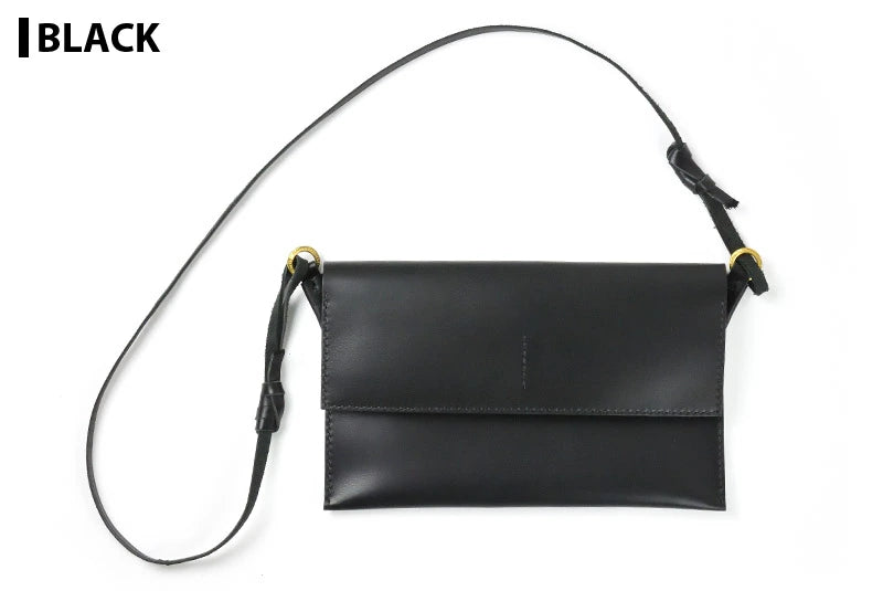 サムライクラフト エアリーサコッシュ オイルレザー ミニショルダー