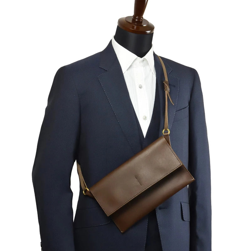 サムライクラフト エアリーサコッシュ オイルレザー ミニショルダー