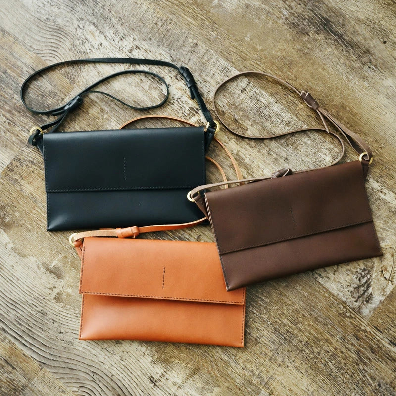 サムライクラフト エアリーサコッシュ オイルレザー ミニショルダー