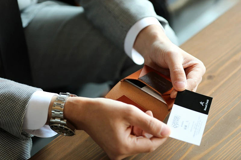 サムライクラフト エアリーカードケース オイルレザー 名刺入れ