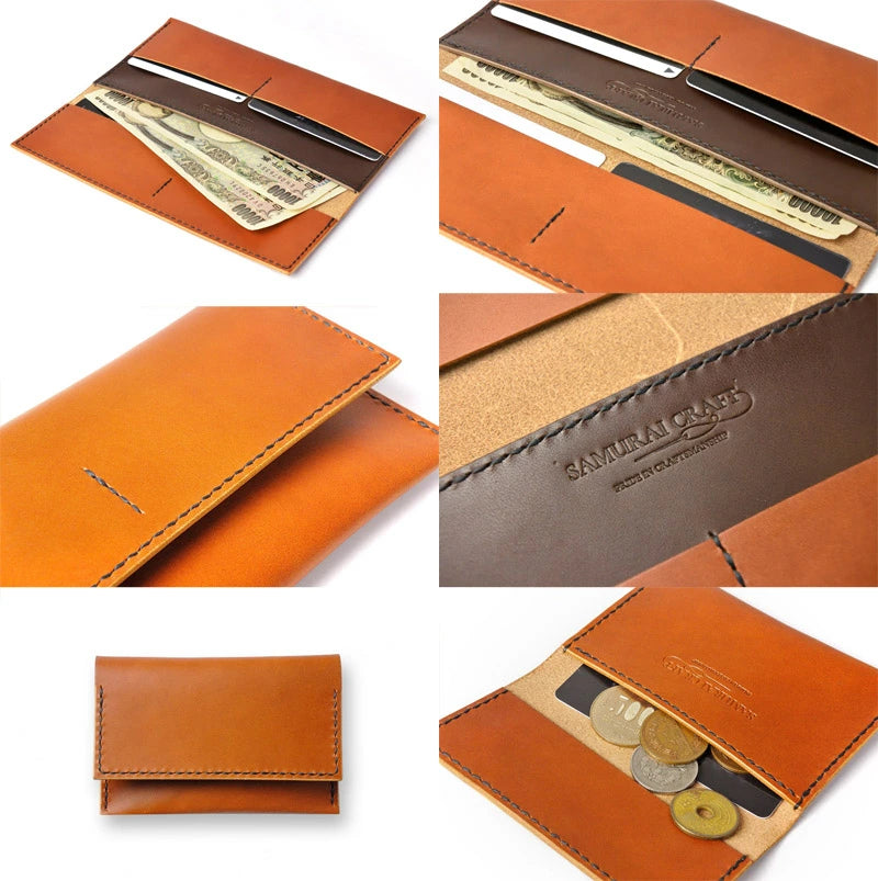 サムライクラフト エアリーウォレット オイルレザー ミニマリストウォレット