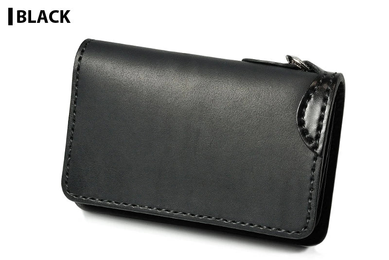 サムライクラフト ミドルウォレット B-10 フラップレス リングあり コードバン オイルレザー サドルレザー