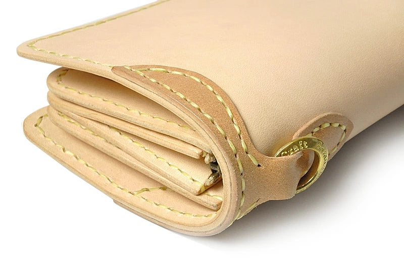 サムライクラフト ミドルウォレット B-10 フラップレス リングあり コードバン オイルレザー サドルレザー