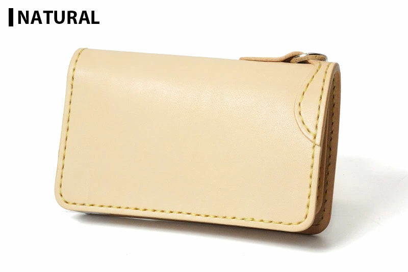 サムライクラフト ミドルウォレット B-10 フラップレス リングあり オイルレザー サドルレザー