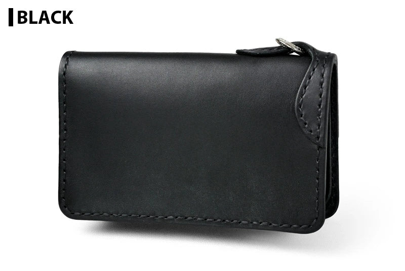 サムライクラフト ミドルウォレット B-10 フラップレス リングあり オイルレザー サドルレザー