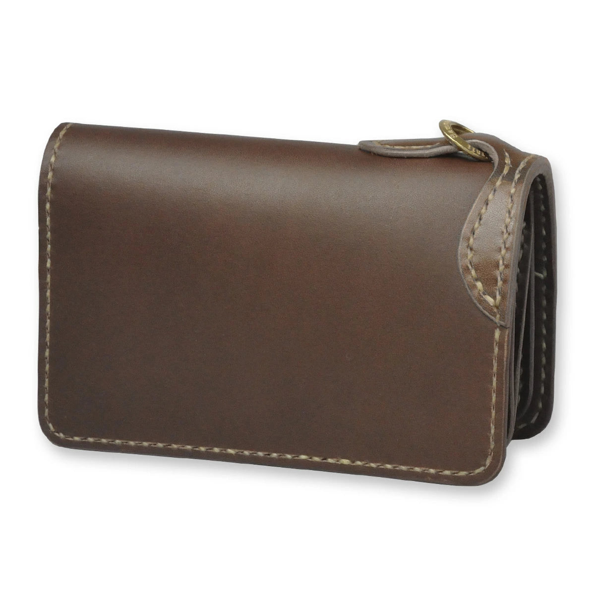 サムライクラフト ミドルウォレット B-10 フラップレス リングあり オイルレザー サドルレザー