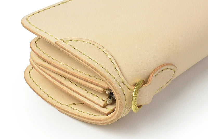 サムライクラフト ミドルウォレット B-10R フラップレス オイルレザー サドルレザー