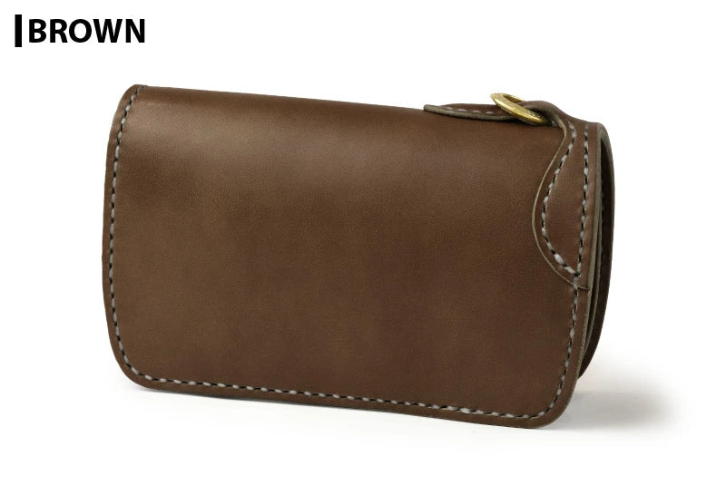 サムライクラフト ミドルウォレット B-10R フラップレス オイルレザー サドルレザー