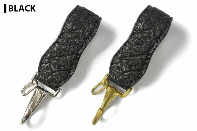 サムライクラフト B-15A type4 ベルトループキーホルダー エレファントレザー 隠しボタン