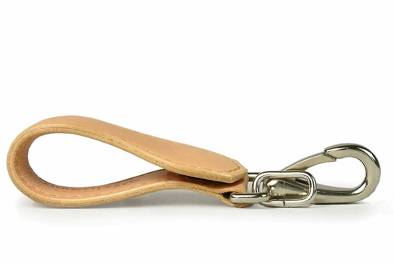 サムライクラフト B-15A type4 ベルトループキーホルダー サドルベーシック ナチュラル タンニング加工 隠しボタン