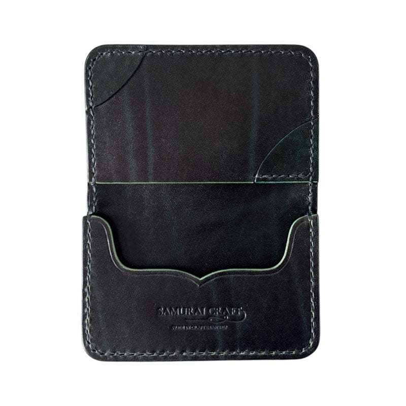 極美品 サムライクラフト クロコダイル ケース サムライクラフト ジョッター付き 名刺入れ/カードケース 角丸