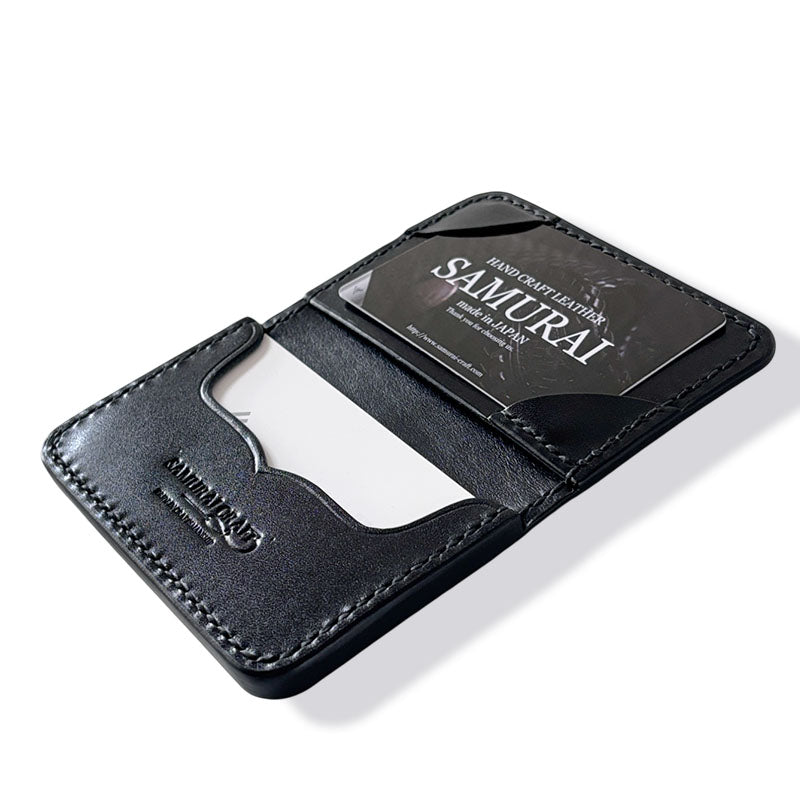 極美品 サムライクラフト クロコダイル ケース サムライクラフト ジョッター付き 名刺入れ/カードケース 角丸