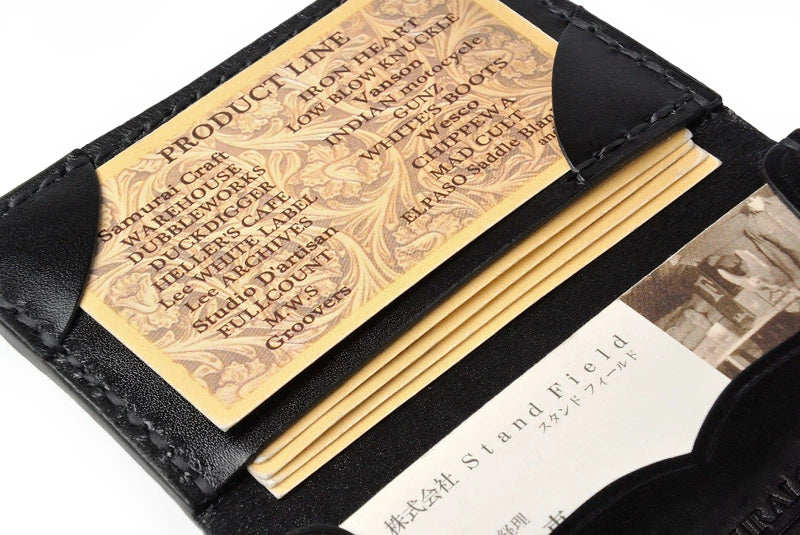 サムライクラフト ジョッター付き名刺入れ 角丸 カードケース クロコダイル ルガトショルダー