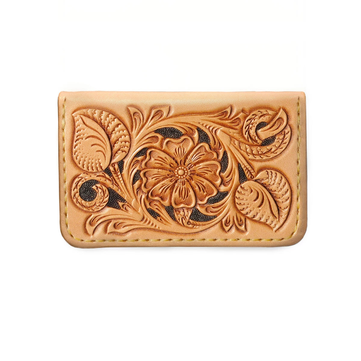 サムライクラフト ジョッター付き名刺入れ 角丸 カードケース シェリダンスタイルカービング