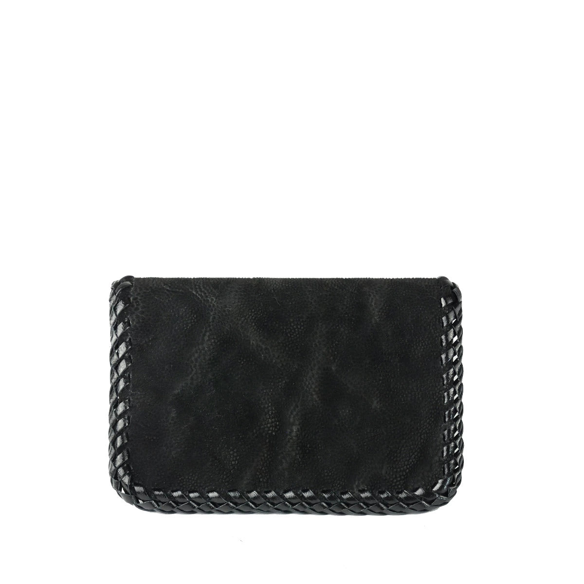 サムライクラフト ジョッター付き名刺入れ 角丸 カードケース エレファントスキン オイルレザー ダブルステッチ