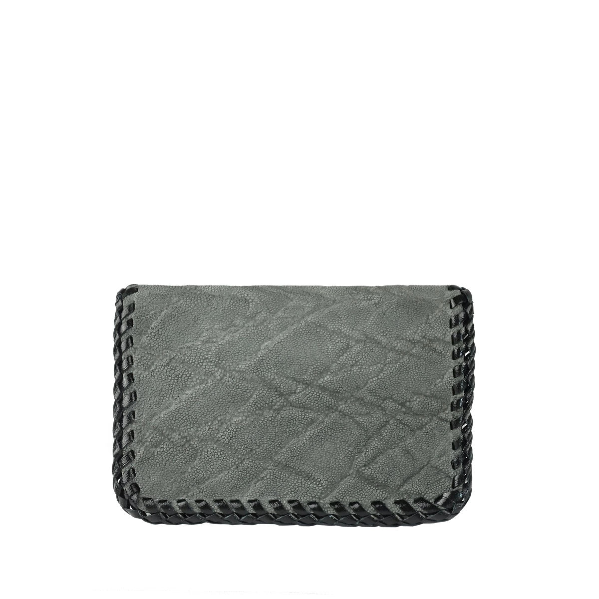 サムライクラフト ジョッター付き名刺入れ 角丸 カードケース エレファントスキン オイルレザー ダブルステッチ