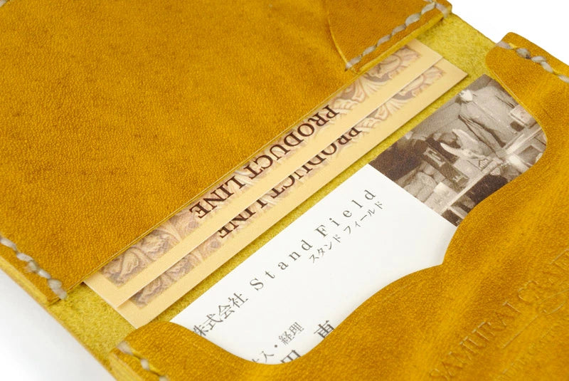 サムライクラフト ジョッター付き名刺入れ 角丸 カードケース ルガトショルダー