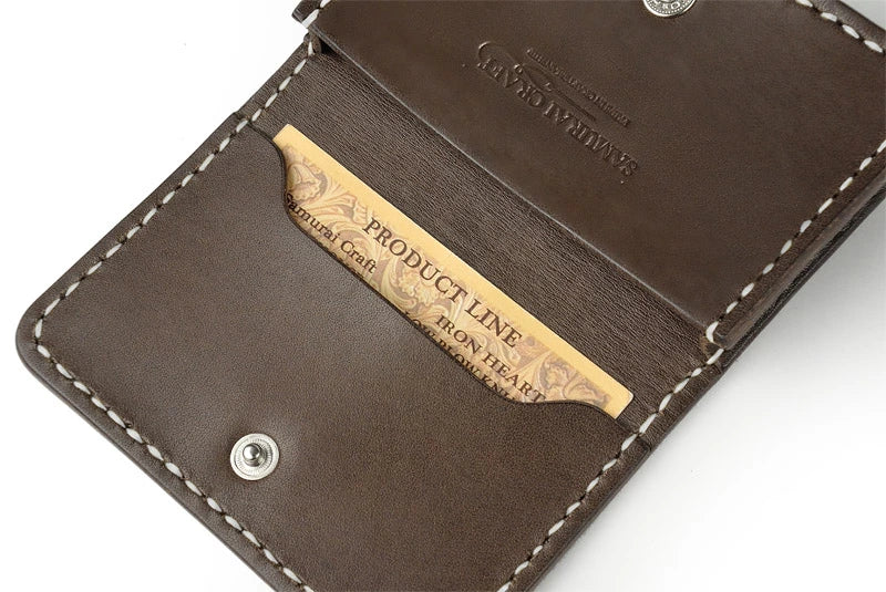 サムライクラフト ボックスタイプ・A カードケース 名刺入れ 2ポケット サドル オイル