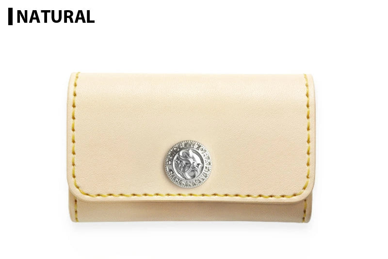 サムライクラフト B-15D ボックス 2段 名刺入れ カードケース 2ポケット コンチョ付き サドル オイル