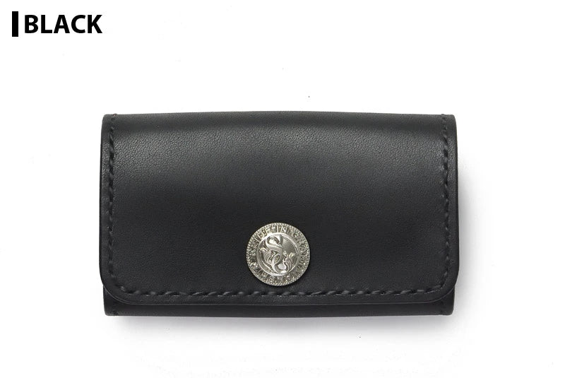 サムライクラフト B-15D ボックス 2段 名刺入れ カードケース 2ポケット コンチョ付き サドル オイル