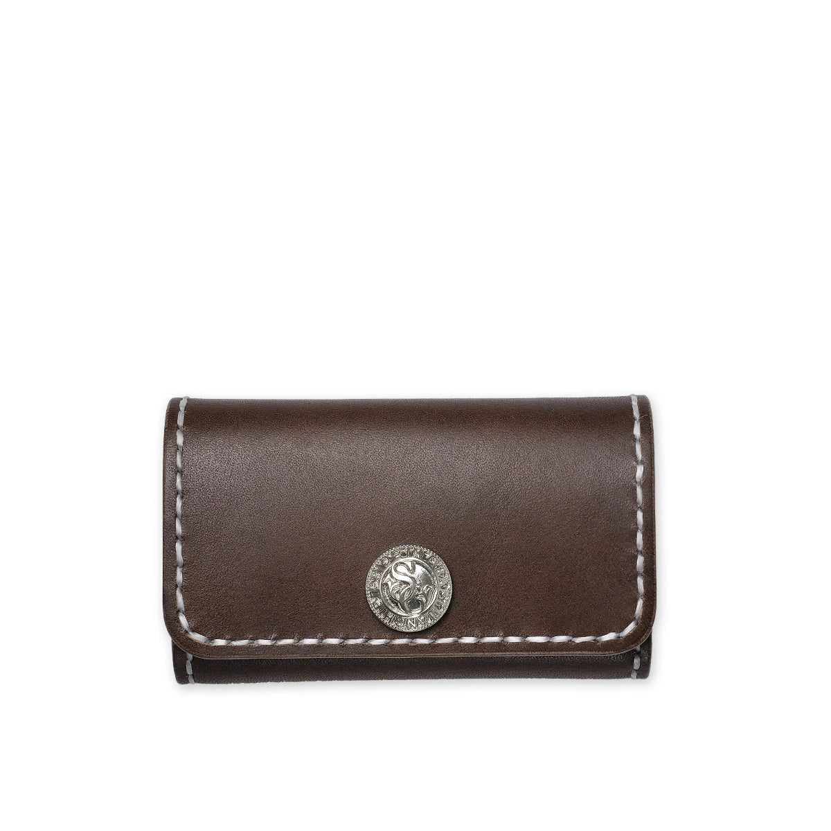 サムライクラフト B-15D ボックス 2段 名刺入れ カードケース 2ポケット コンチョ付き サドル オイル