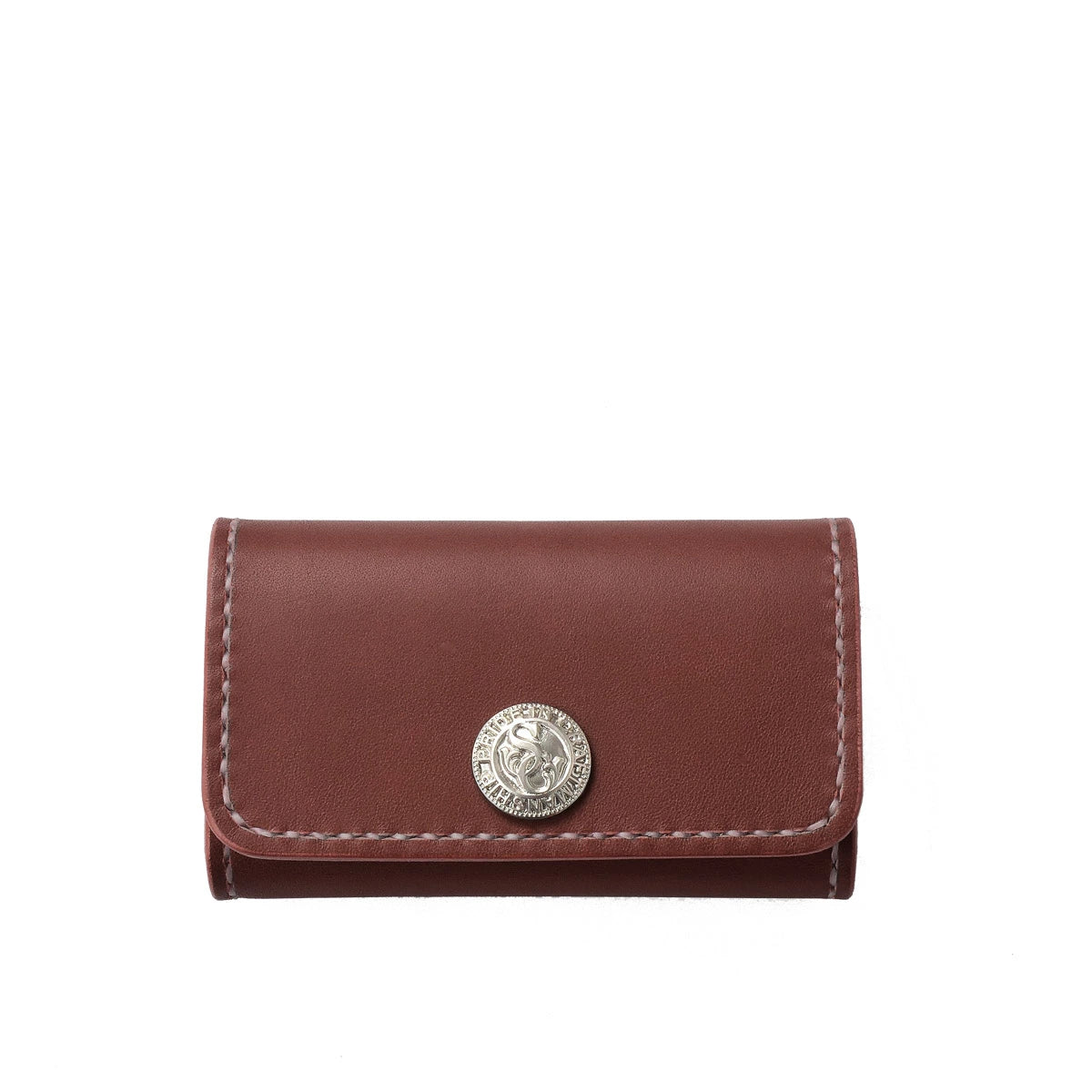 サムライクラフト B-15D ボックス 2段 名刺入れ カードケース 2ポケット コンチョ付き サドル オイル