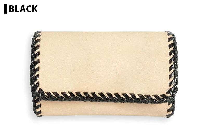 サムライクラフト B-15D ボックス 2段 名刺入れ カードケース 2ポケット ナチュラル ダブルステッチ