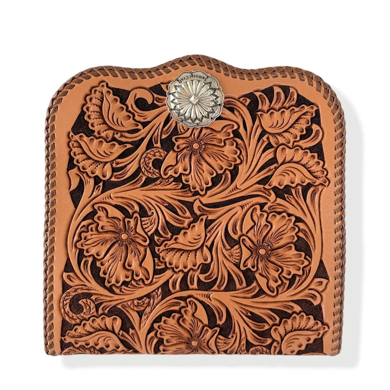 サムライクラフト シェリダンスタイルカービング B-3 ロングウォレット センターコンチョ -Crafted for One-