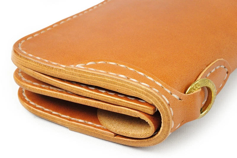 サムライクラフト ロングウォレット B-6 フラップレス 補強あり サドルレザー オイルレザー