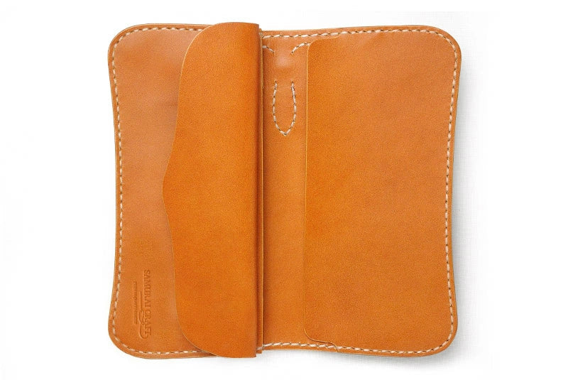 サムライクラフト ロングウォレット B-6 フラップレス 補強あり サドルレザー オイルレザー