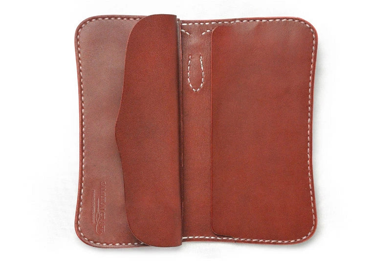 サムライクラフト ロングウォレット B-6 フラップレス 補強あり サドルレザー オイルレザー