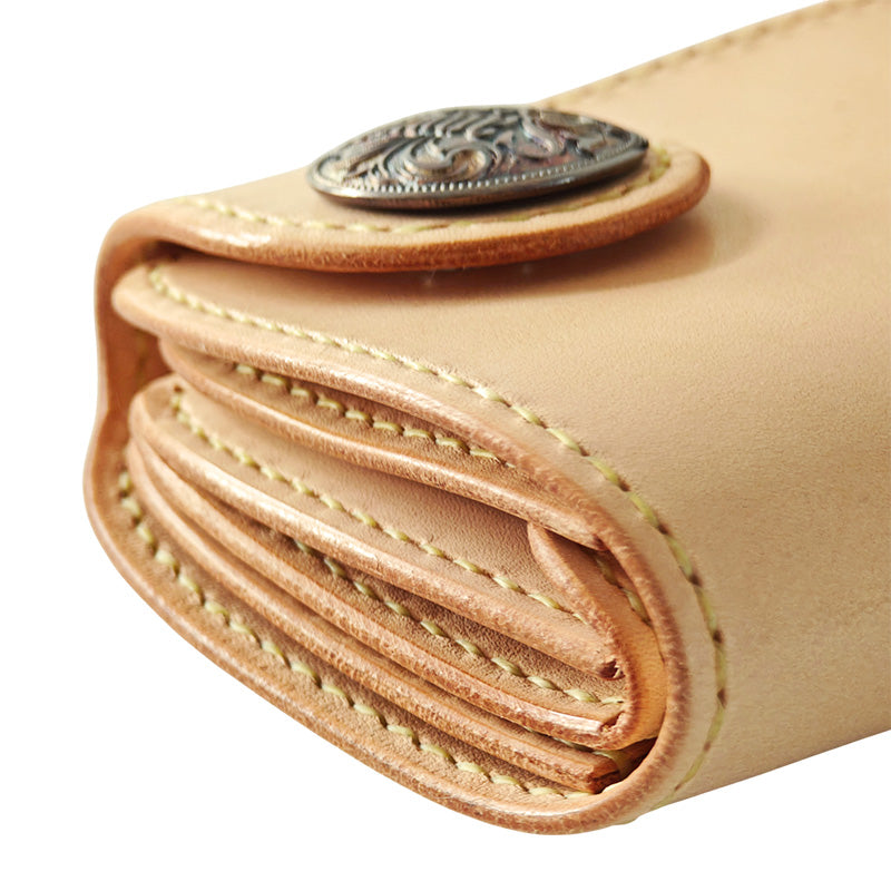 サムライクラフト ミドルウォレット B-10R サドルレザー ナチュラル