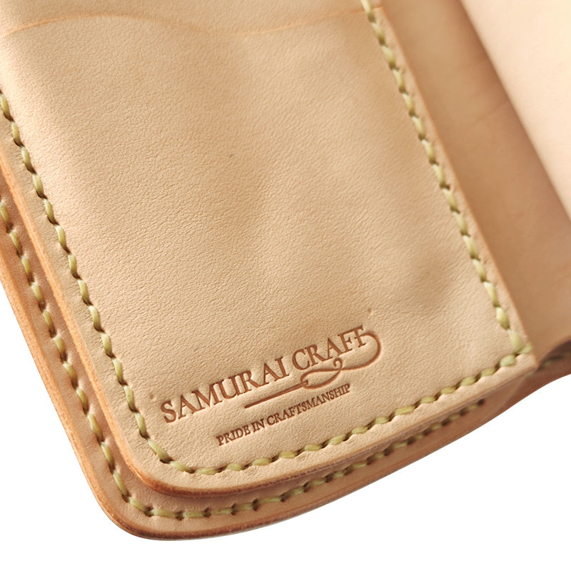サムライクラフト ミドルウォレット B-10R サドルレザー ナチュラル