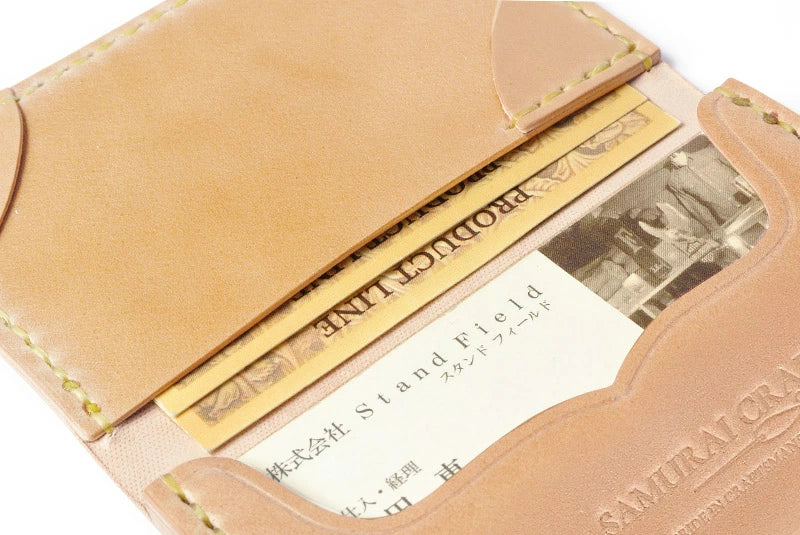 サムライクラフト ジョッター付き名刺入れ 角丸 カードケース コードバン