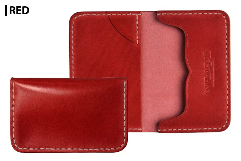 サムライクラフト ジョッター付き名刺入れ 角丸 カードケース コードバン