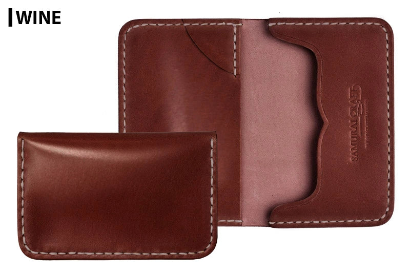 サムライクラフト ジョッター付き名刺入れ 角丸 カードケース コードバン