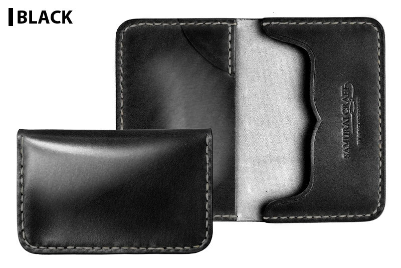 サムライクラフト ジョッター付き名刺入れ 角丸 カードケース コードバン