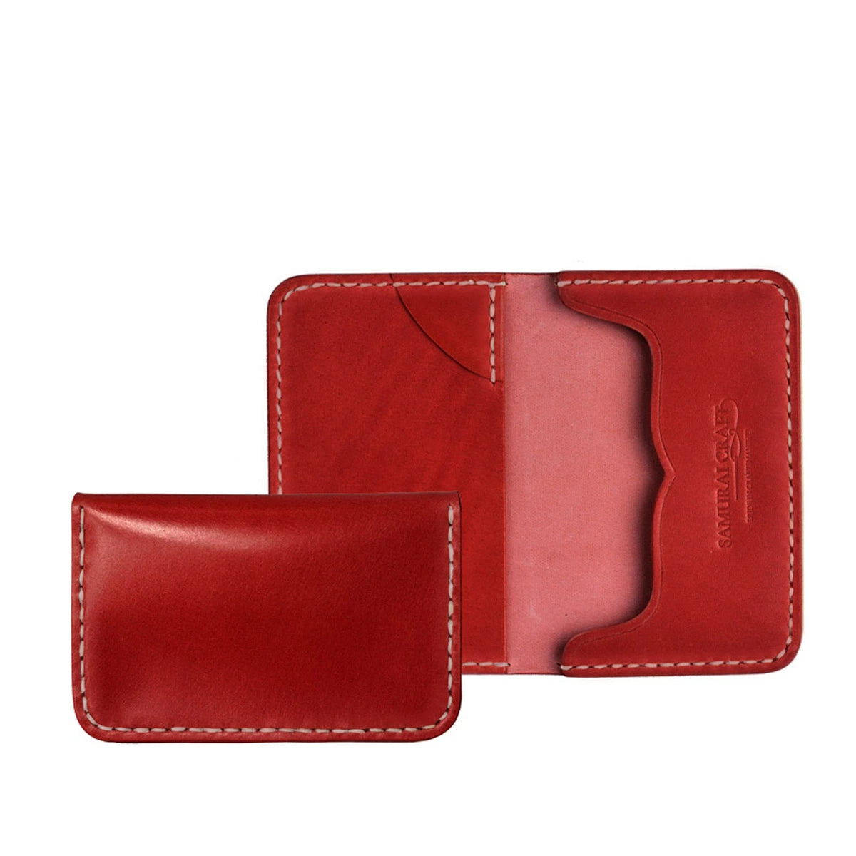 サムライクラフト ジョッター付き名刺入れ 角丸 カードケース コードバン