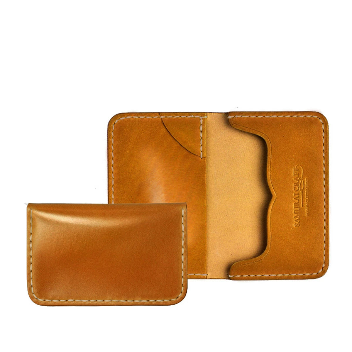 サムライクラフト ジョッター付き名刺入れ 角丸 カードケース コードバン