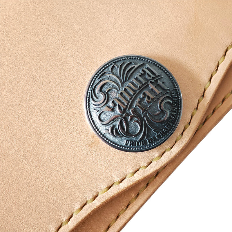 サムライクラフト ロングウォレット B-6 サドルレザー ナチュラル