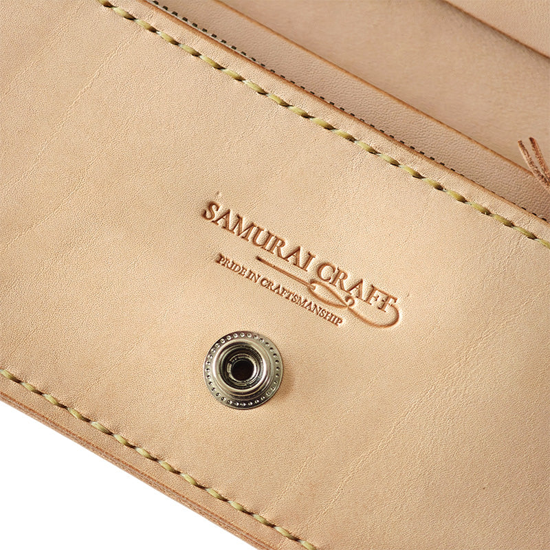 サムライクラフト ロングウォレット B-6 サドルレザー ナチュラル